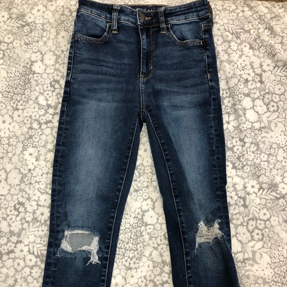 American Eagle Super High Rise Jeggings Size 0